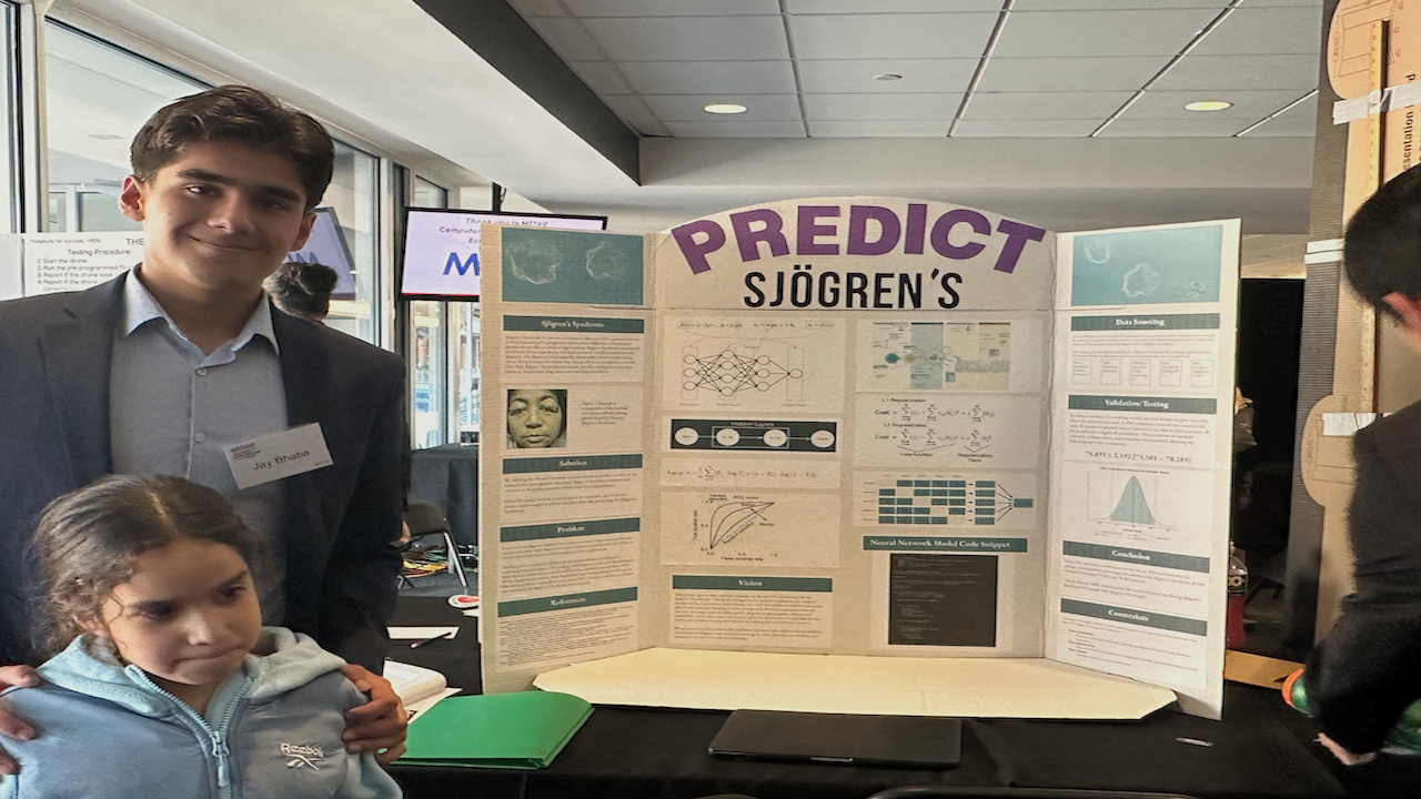 Sjogrens ML Model Poster at MSEF